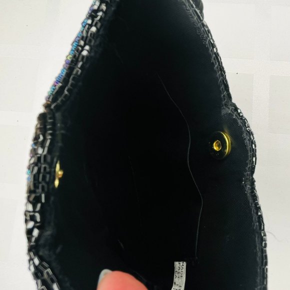 ✨ Gold & Bronze Beaded Art Deco Evening Bag – American Vintage - Picture 10 of 10